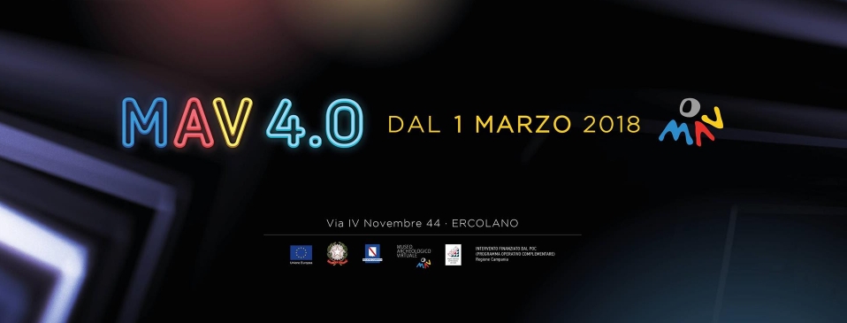 Allestimento 4.0 per il Museo Archeologico Virtuale di Ercolano dal 1 Marzo 2018