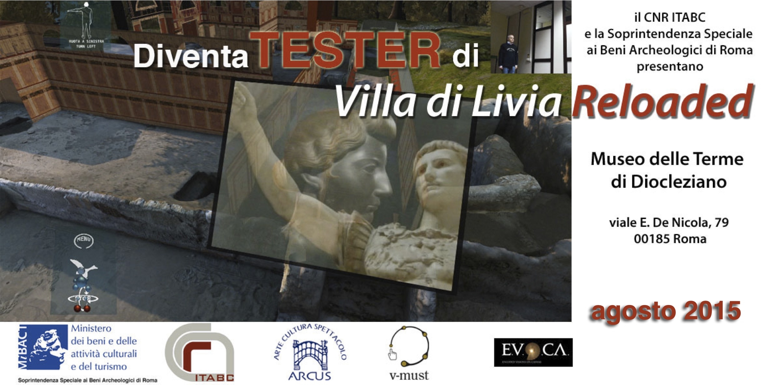 Diventa tester di Villa di Livia Reloaded