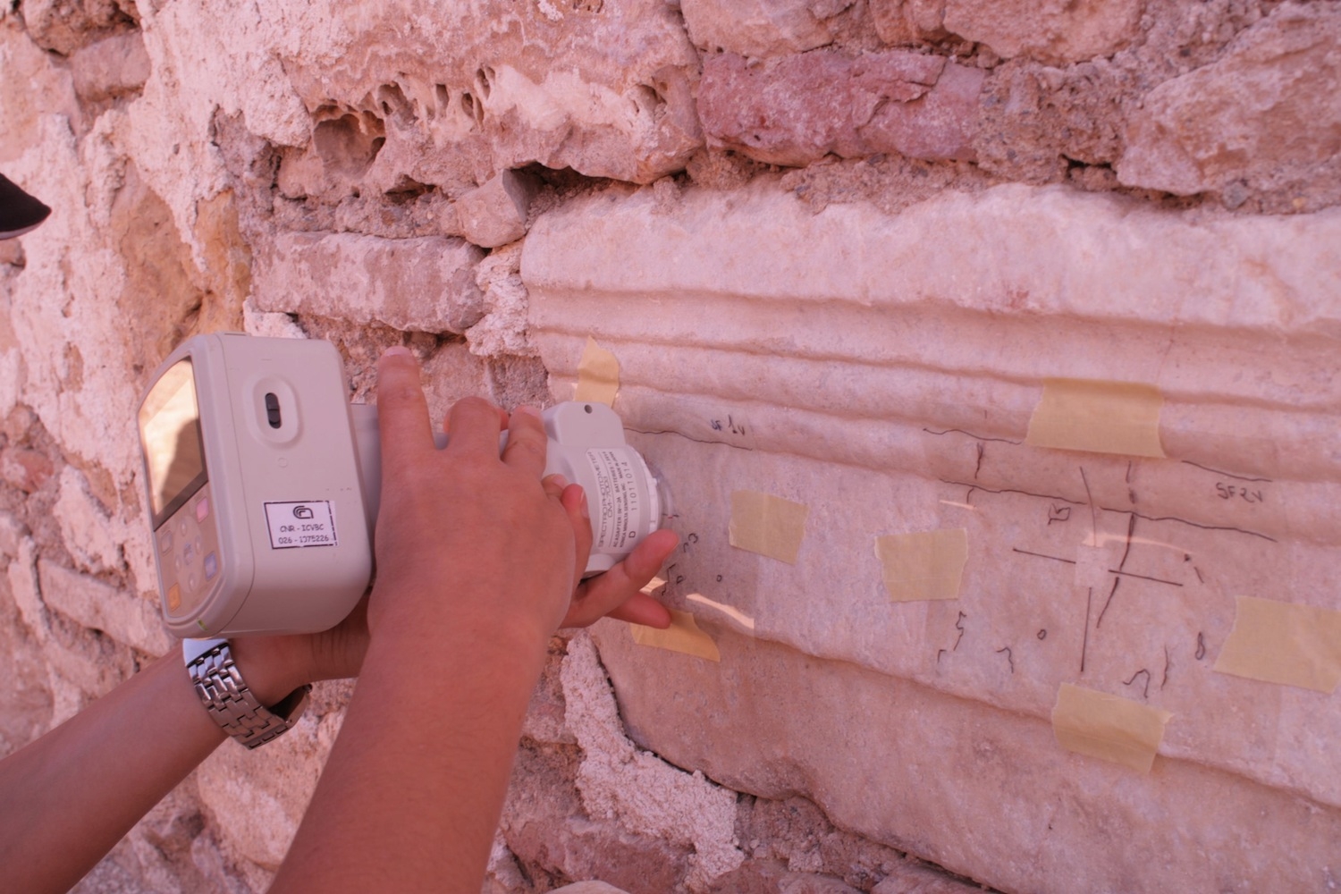 Misura colorimetrica su architettura storica