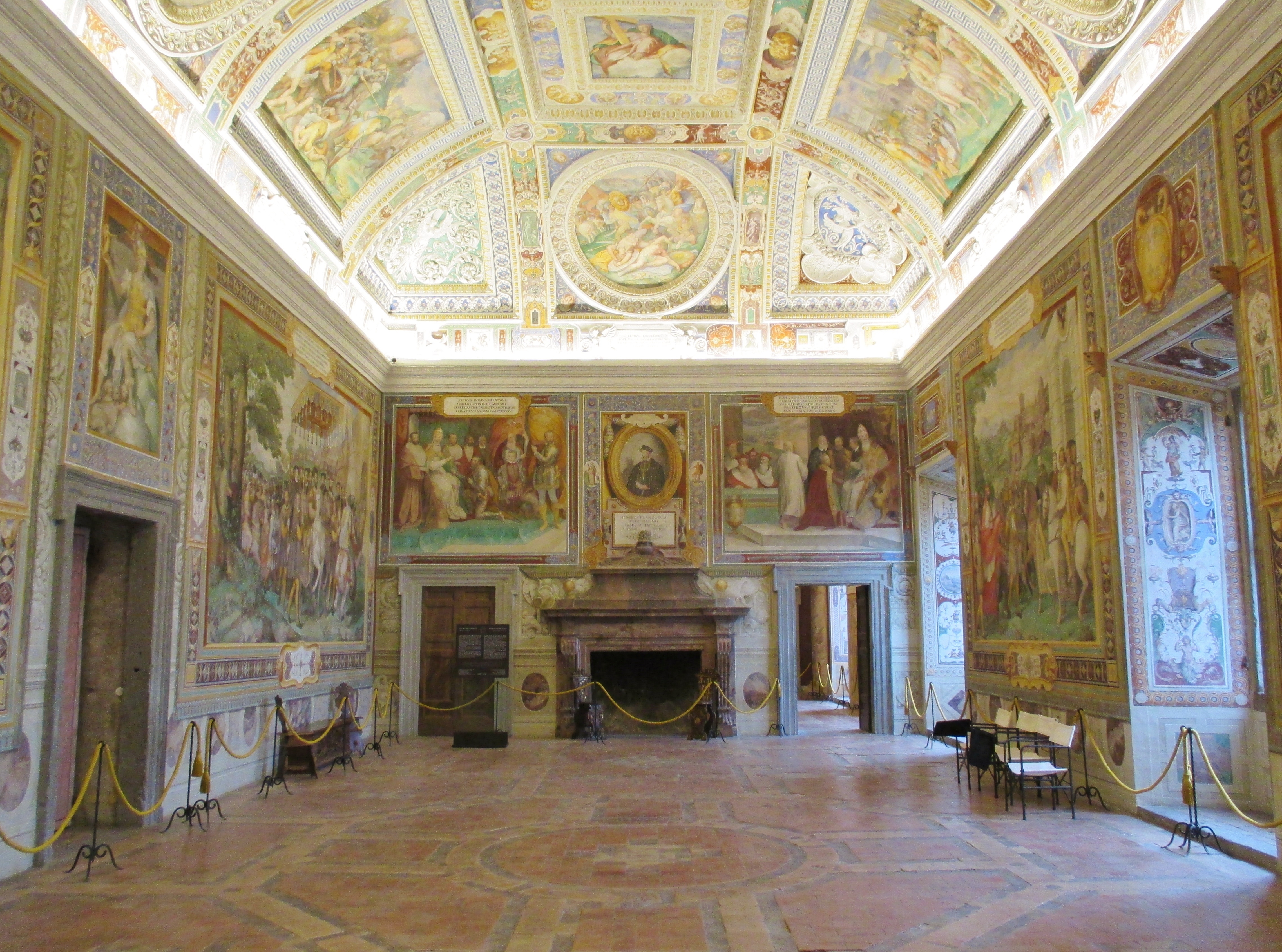 Villa Farense a Caprarola, Sala dei Fasti Farnesiani