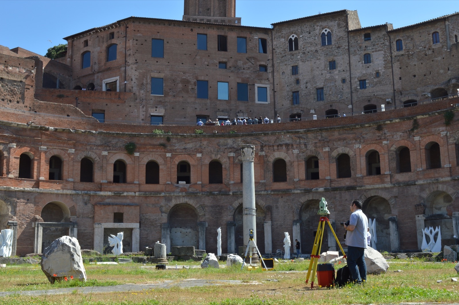 Workshop in campo ai Mercati di Traiano, durante il Forum TECHNOLOGYforALL 2015