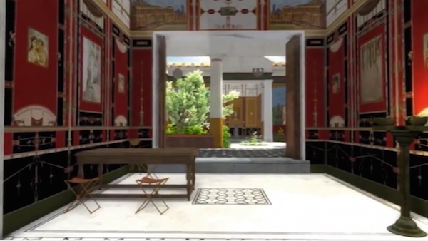 VIDEO: La casa di Cecilio Giocondo a Pompei ricostruita in 3D