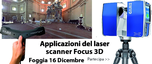Workshop Applicazioni del Laser Scanner Focus 3D