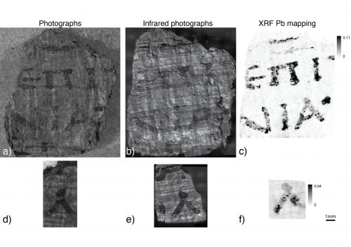 Analisi alla luce di sincrotrone individuano inchiostro metallico nei papiri di Ercolano