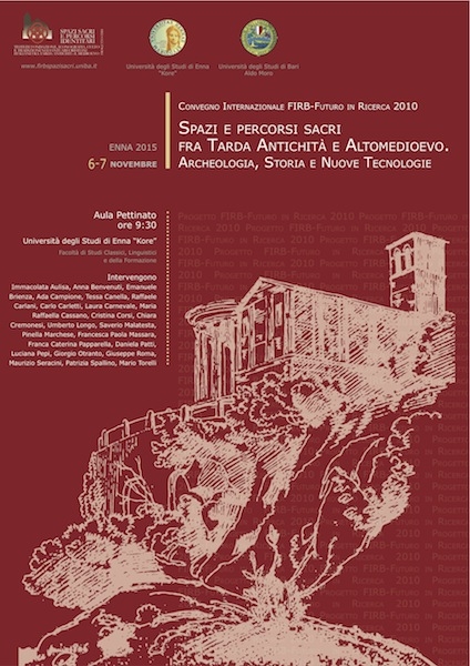 Archeologia, Storia e Nuove Tecnologie a tema nel Convegno del Progetto FIRB