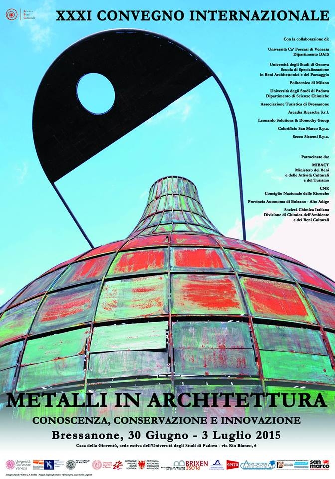 31° Convegno Scienza e Beni Culturali: programma provvisorio
