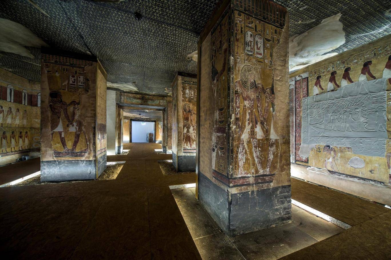 Facsimile delle due camere della tomba di Seti I.
