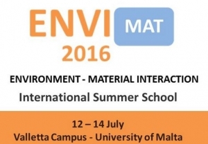 Proroga iscrizioni ENVIMAT 2016 Environment - Material Interaction International Summer School