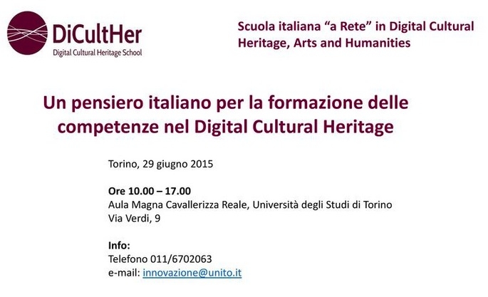 Un pensiero italiano per la formazione delle competenze nel Digital Cultural Heritage