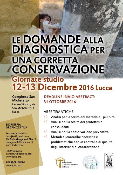 Le domande alla diagnostica per una corretta conservazione