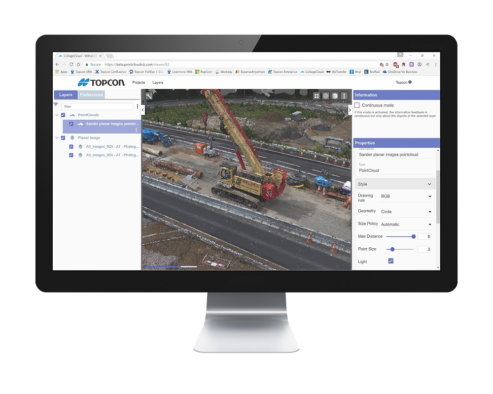 Topcon presenta un nuovo servizio web-based per il software di elaborazione di dati di massa