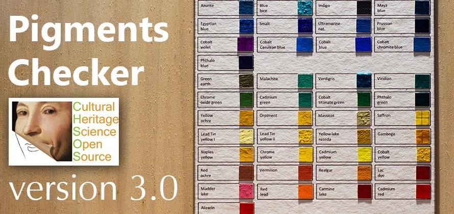 Nuova versione di Pigments Checker per l’identificazione dei pigmenti