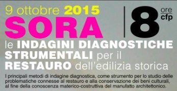 Seminario "Le indagini diagnostiche strumentali per il restauro dell’edilizia storica"