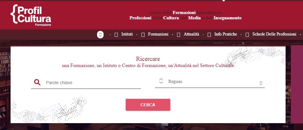 Online il primo annuario della formazione in ambito culturale