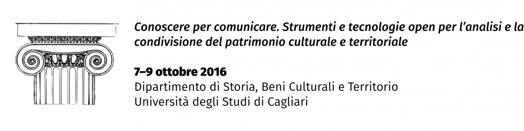Il programma di ArcheoFOSS/GFOSS 2016