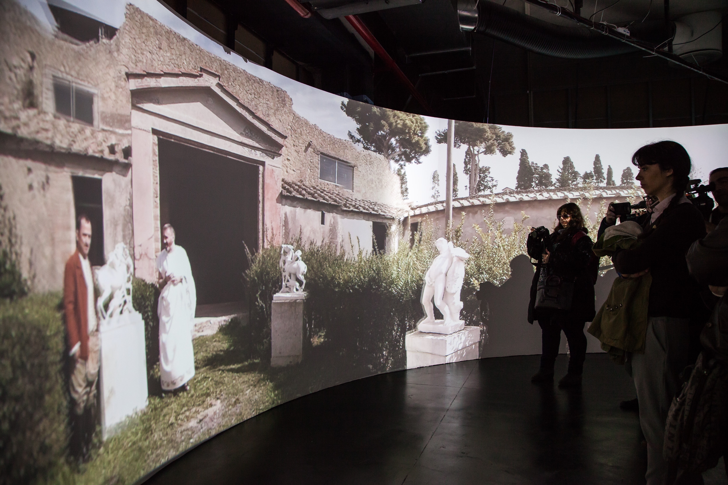 Herculaneum360 nuova installazione immersiva al MAV di Ercolano