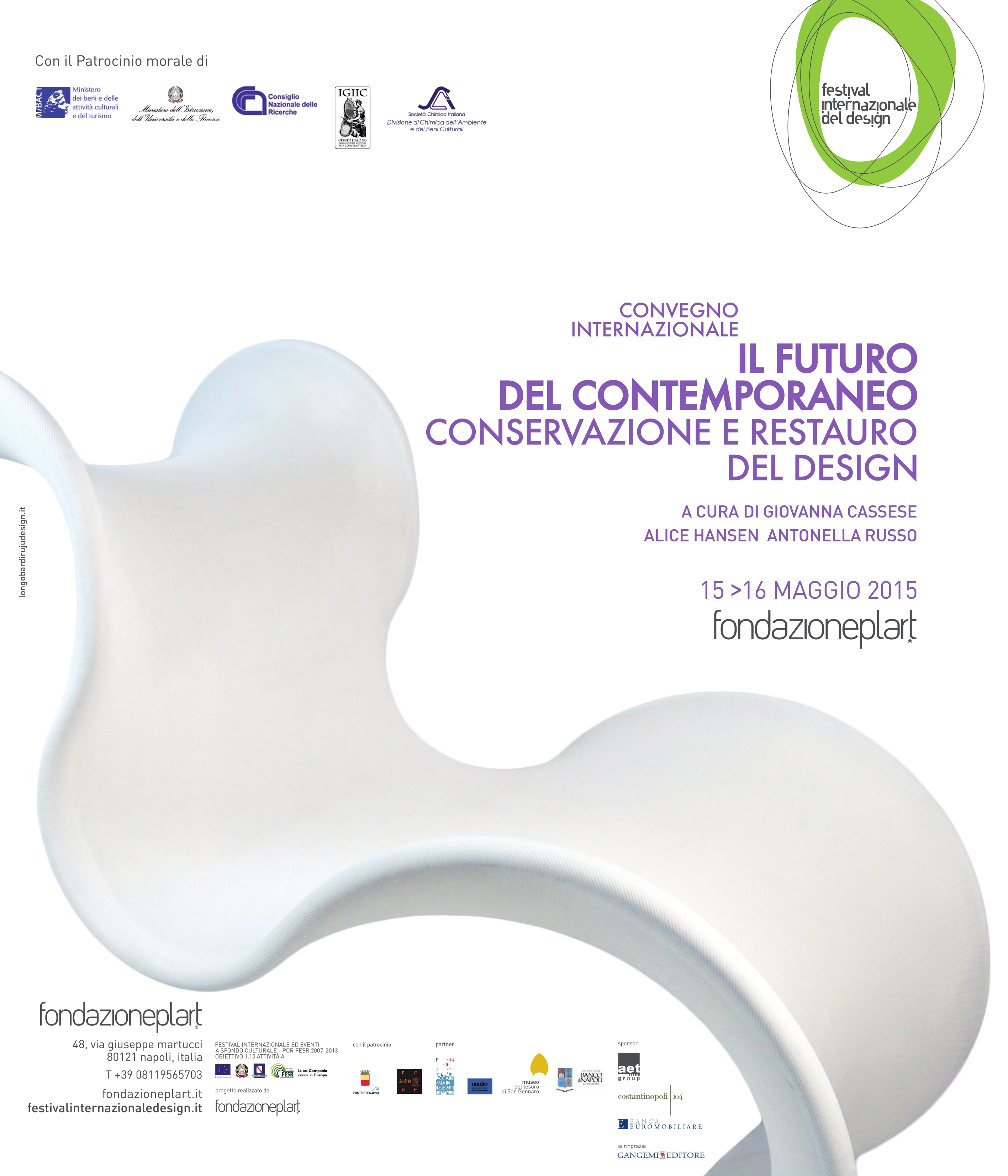 Il futuro del contemporaneo, conservazione e restauro del design