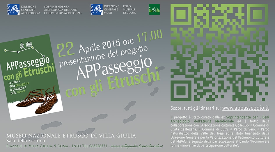 APPasseggio con gli Etruschi, nuovo progetto per itinerari etruschi
