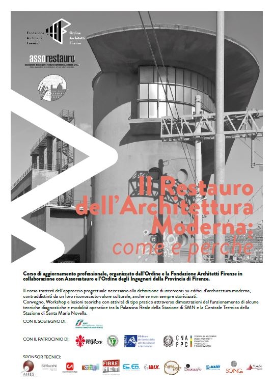Corso di aggiornamento professionale sul restauro dell'architettura moderna