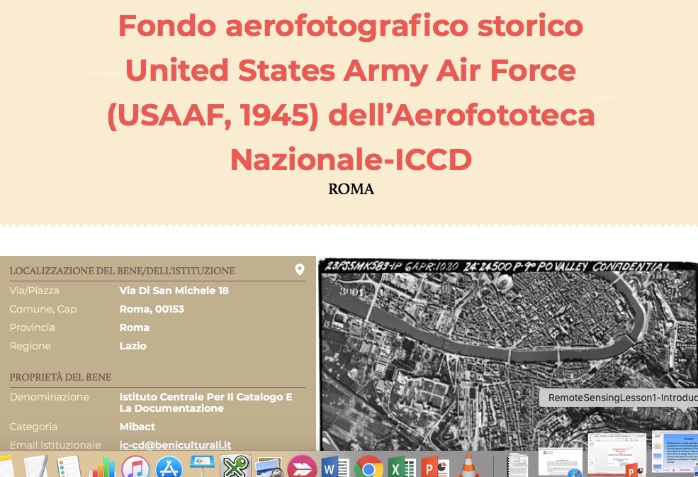 Un appello per contribuire a restaurare e digitalizzare i fotogrammi aerei dell'Italia realizzati dalla Royal Air Force