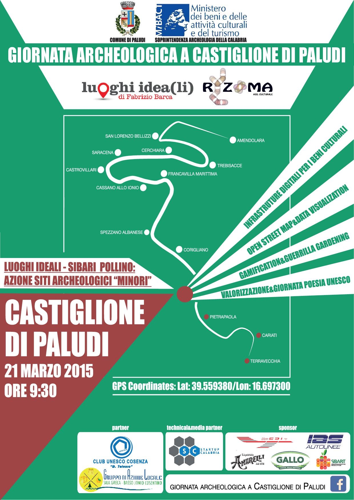 Strumenti digitali per visitare il sito archeologico di Castiglione Paludi