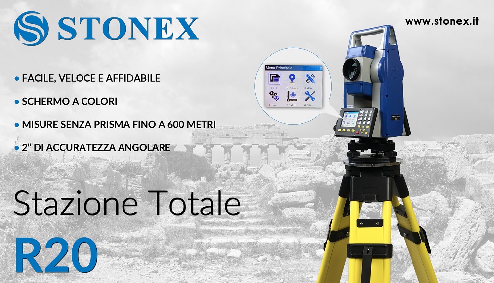 Stazione Totale Stonex R20 per l’Archeologia